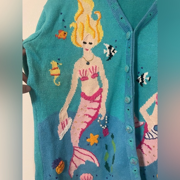 Rare. Vintage. Storybook by Knitworks. Cardigan. Sweater. - Picture 2 of 6